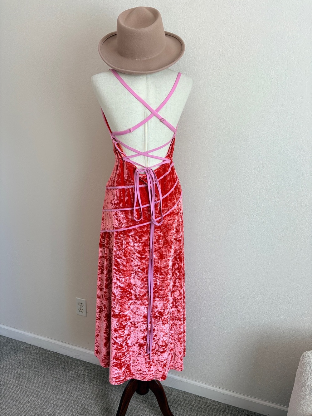 Free People Deja Velvet Midi Dress - Picture 6 of 12